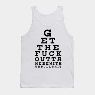 Eye Sight Test Tank Top